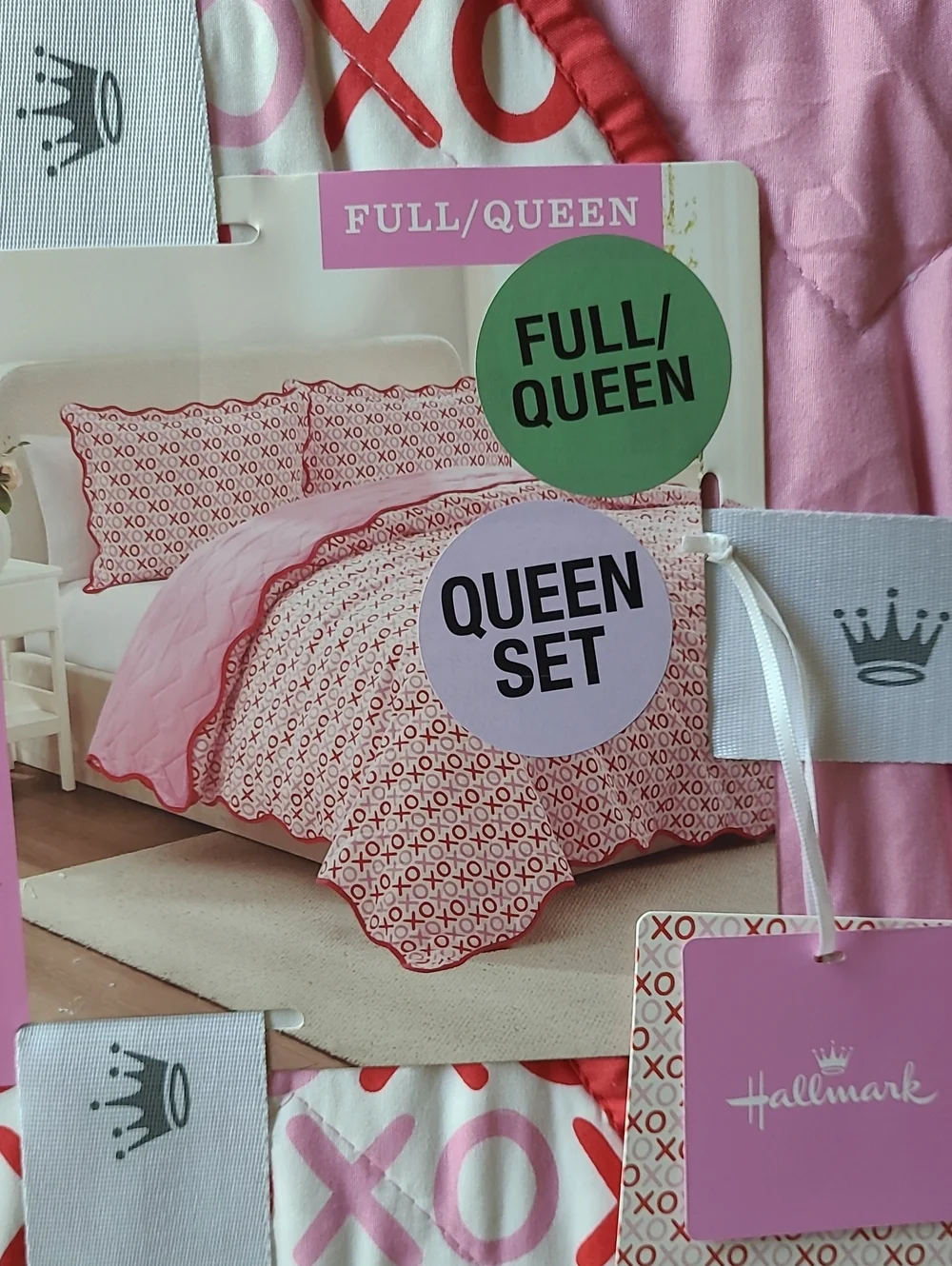 Hallmark XOXO Queen Quilt Set